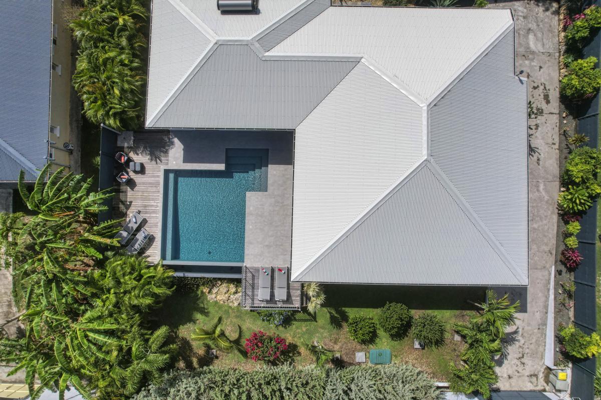 45.Location villa piscine Saint François Guadeloupe_Vue drone